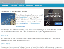 Tablet Screenshot of prisonhistory.net